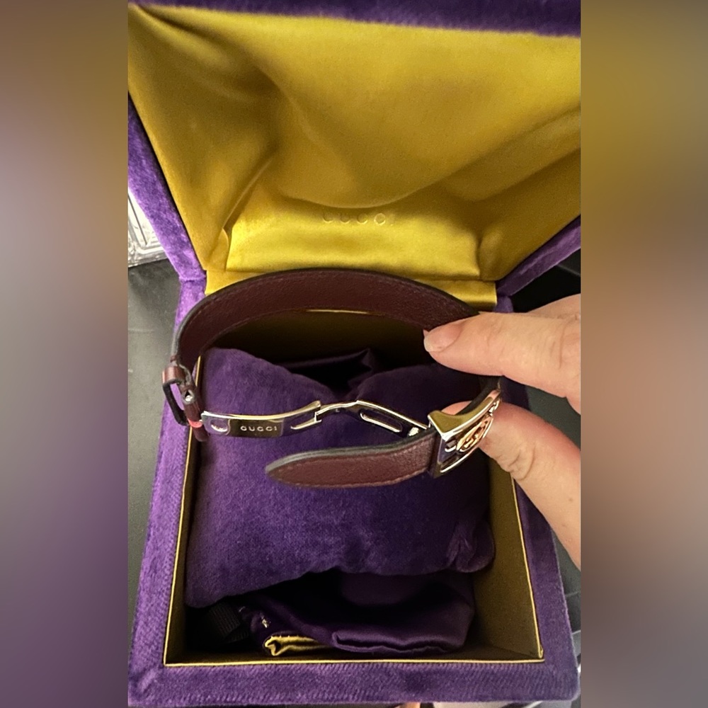 Gucci leather bracelet - Picture 3 of 6